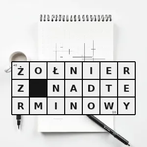 Hasło krzyżówkowe nadterminowo - żołnierz nadterminowy – rozwiązanie, synonimy, podpowiedzi i definicje krzyżówkowe